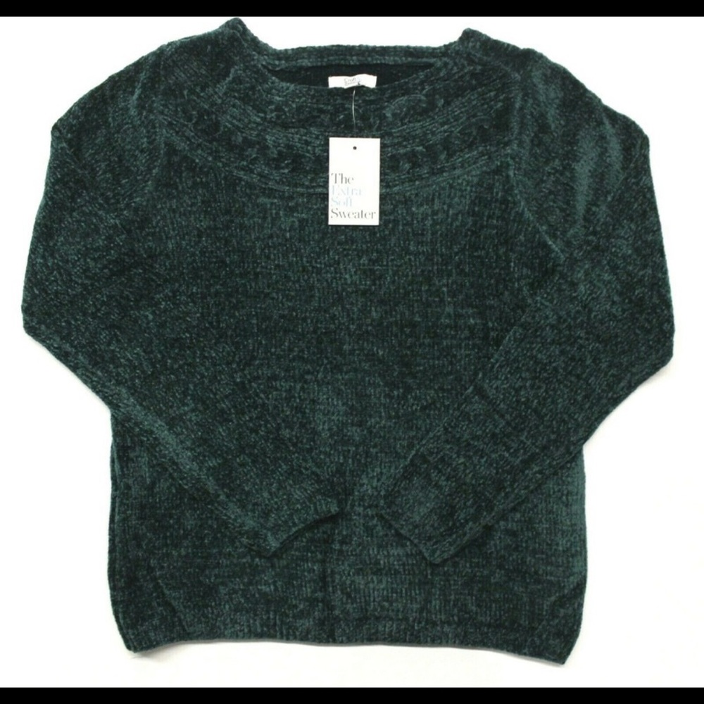 Croft & Barrow Chenille Boatneck Sweater